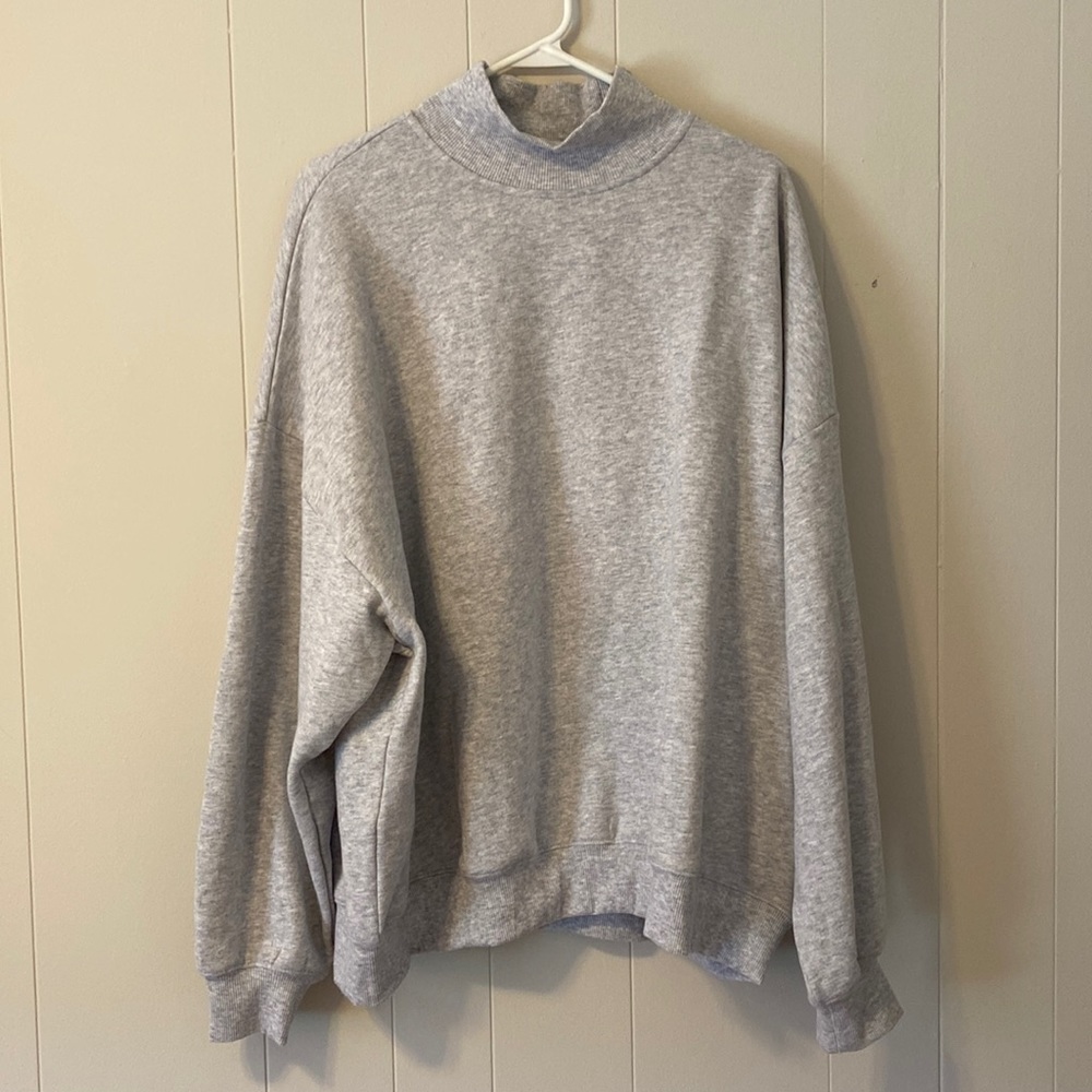 PacSun Oversized MockNeck Sweatshirt